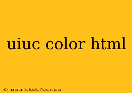 uiuc color html